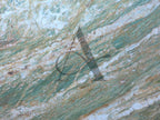 COLUMBIA GREEN 2CM LEATHRED