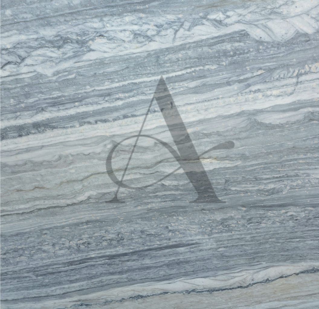 STRATUS BLUE 2CM LEATHERED