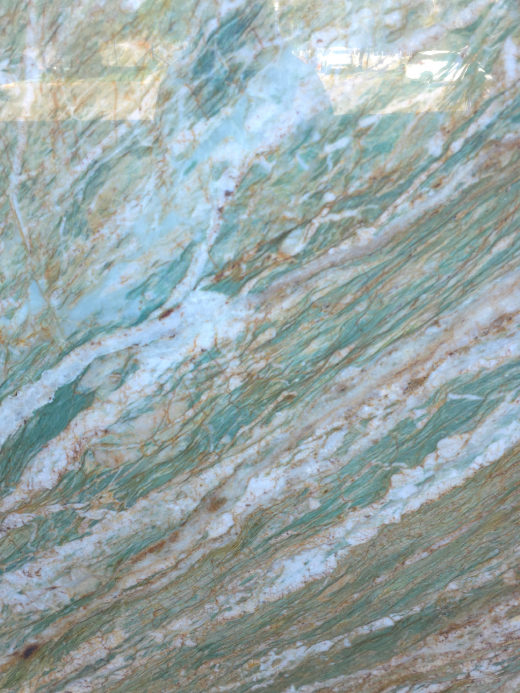 COLUMBIA GREEN 2CM LEATHRED