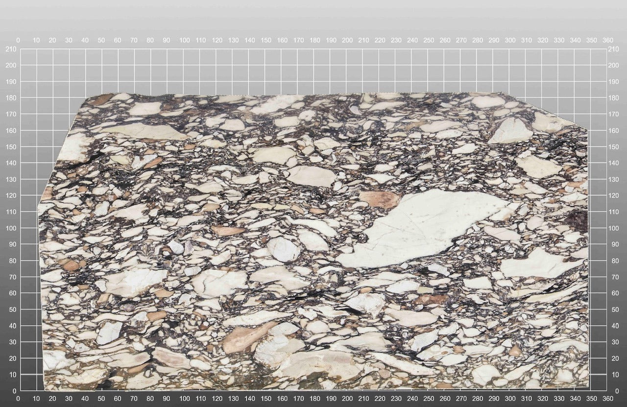 CALUCATTA BRECCIA DE MEDECI 2CM HONED