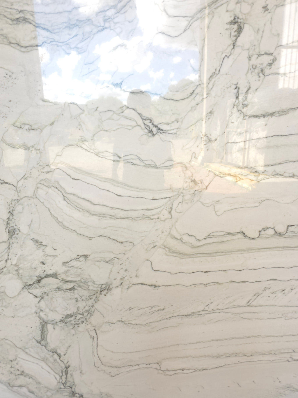 INFINITY WHITE 2CM LEATHERED