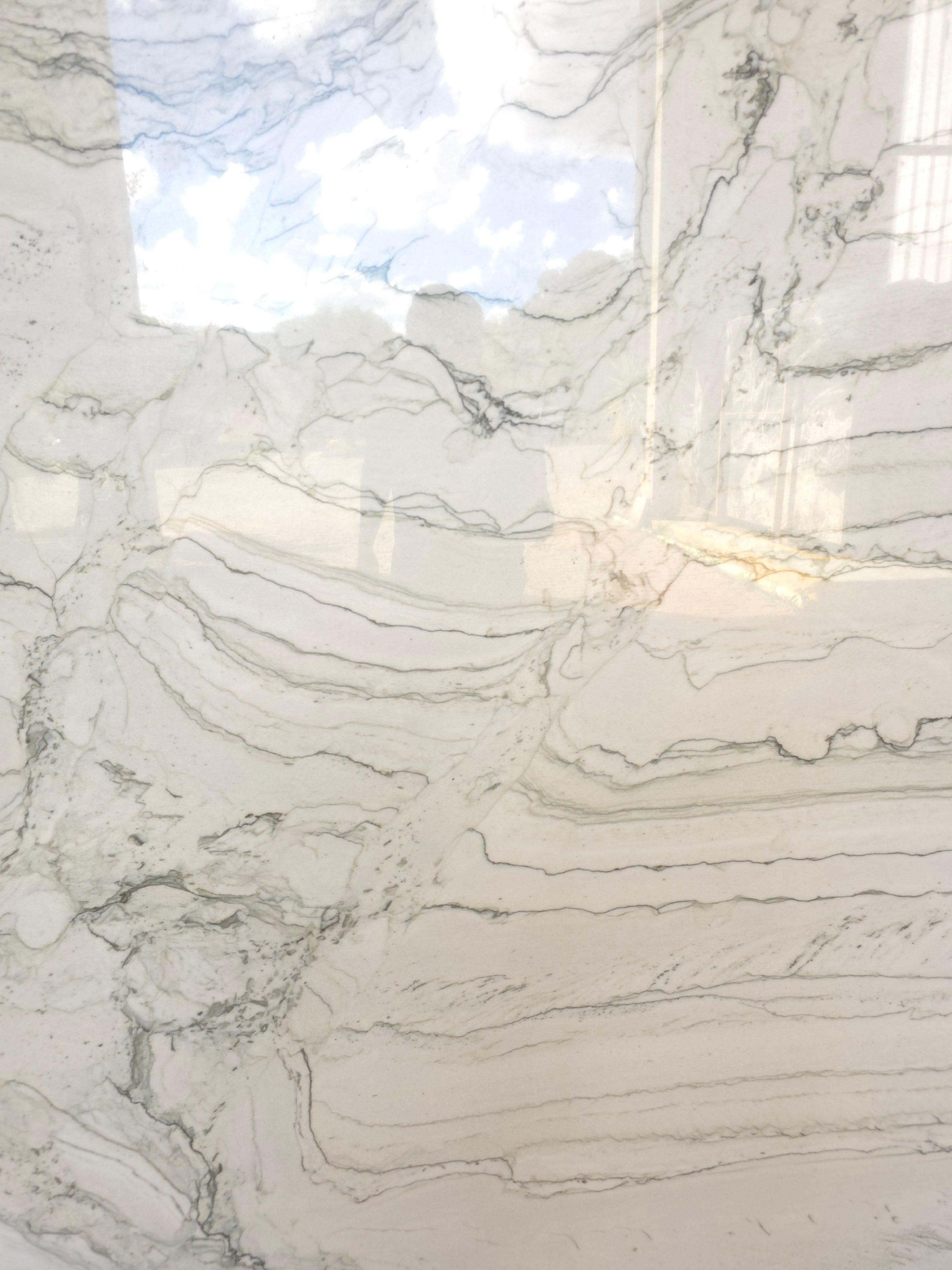 INFINITY WHITE 2CM LEATHERED